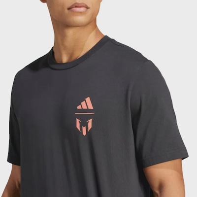 Camiseta Masculina adidas Gráfica Messi - Foto 3