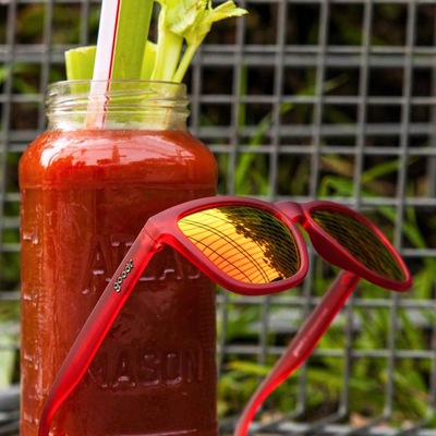 Óculos de Sol Unissex Goodr Phoenix at a Bloody Mary Bar - Foto 4