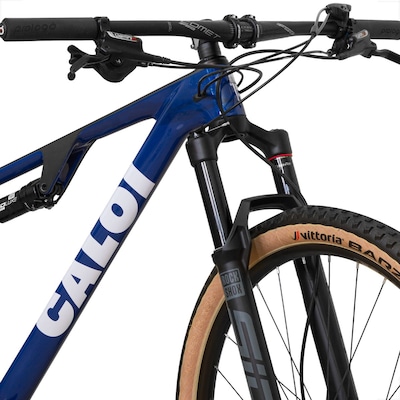 Bicicleta Aro 29 Mtb Caloi Elite Carbon Fs Sport 2025 Rockshox Sid - Foto 3