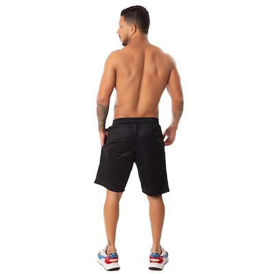 Bermuda Helanca Esportiva Fristyle Academia Com Bolso Masculina - Foto 3