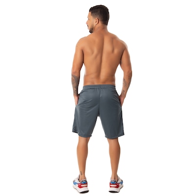 Bermuda Helanca Esportiva Fristyle Academia Com Bolso Masculina - Foto 3