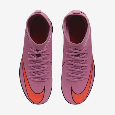 Chuteira Society Nike Jr Mercurial Superfly 10 Club - Infantil - Foto 5