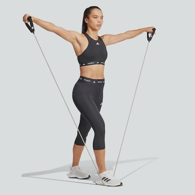 Calça Legging adidas Techfit Capri Feminina - Foto 3