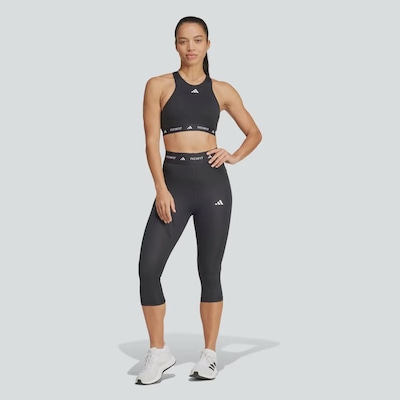 Calça Legging adidas Techfit Capri Feminina - Foto 5