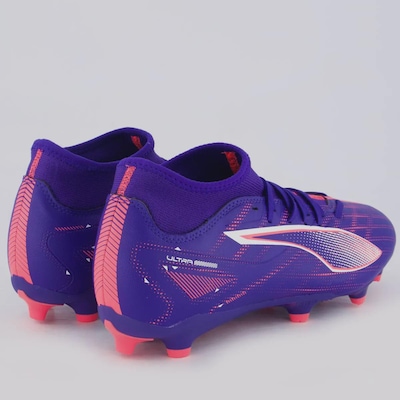 Chuteira de Campo Masculina Puma Ultra 5 Play+ FG/AG - Foto 3