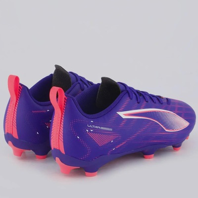 Chuteira de Campo Infatil Puma Ultra 5 Play FG/AG - Foto 3