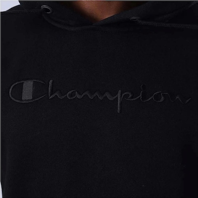 Blusão de Moletom Canguru Masculina Champion Pes Cang Script Bord - Foto 4