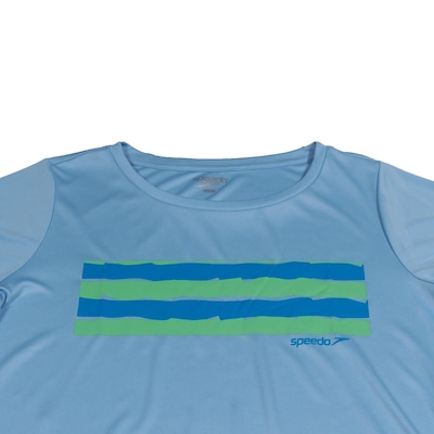 Camiseta Feminina Speedo Faixas - Foto 4