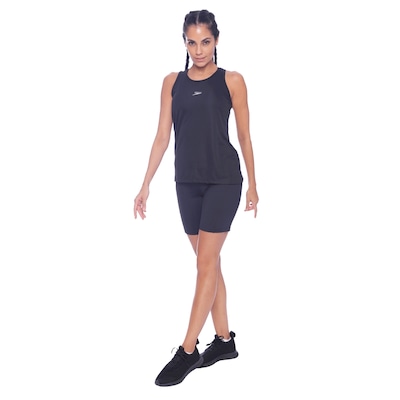 Camiseta Regata Feminina Speedo Alongada Interlock - Foto 1