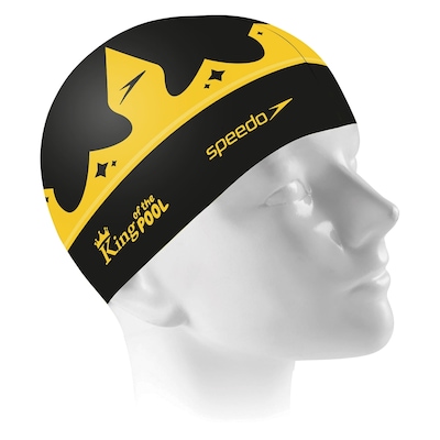 Touca de Natação Infantil Speedo Kingdom King - Foto 1