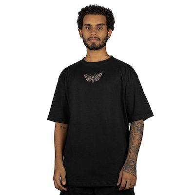 Camiseta Masculina Overking Oversized Borboleta - Foto 1