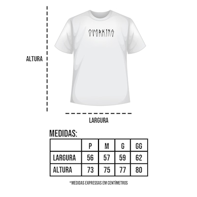 Camiseta Masculina Overking Oversized Basica Pixo - Foto 4