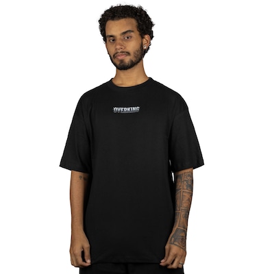 Camiseta Masculina Overking Oversized Chora Agora Ri Depois - Foto 1