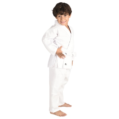 Kimono de Judô Jiu-Jitsu Infantil MKS Seitô com Faixa Branca - Foto 3