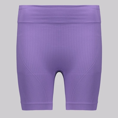 Shorts Canelado Selene Sem Costura Feminino - Foto 2