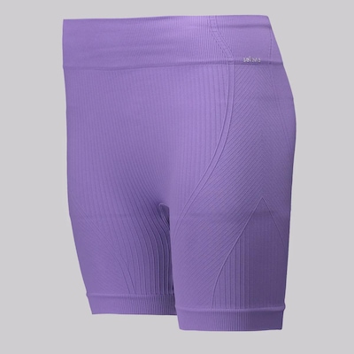Shorts Canelado Selene Sem Costura Feminino - Foto 3