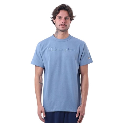 Camiseta Masculina Champion Malhão Pes Mc Script - Foto 3