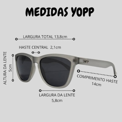 Óculos de Sol Unissex Yopp Esporte Polarizado Uv400 Gatocromático - Foto 6