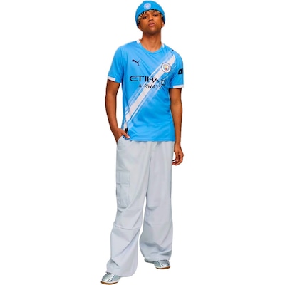 Camiseta do Manchester City Puma 25/26 Home Masculina - Foto 4