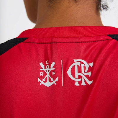 Camisa do Flamengo Baby Look Principia Rubro Negro Braziline Feminina - Foto 5