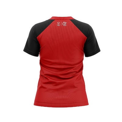 Camisa do Flamengo Baby Look Principia Rubro Negro Braziline Feminina - Foto 6