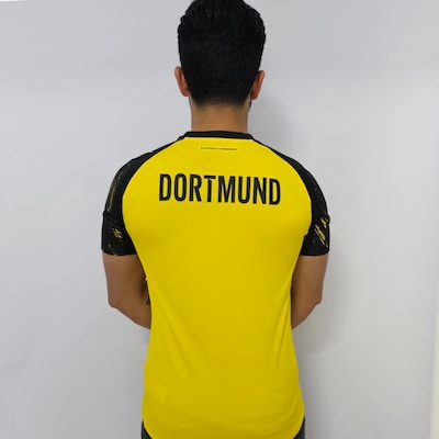 Camisa do Borussia Dortmund Puma 25/26 Uniforme 1 Torcedor Masculina - Foto 2