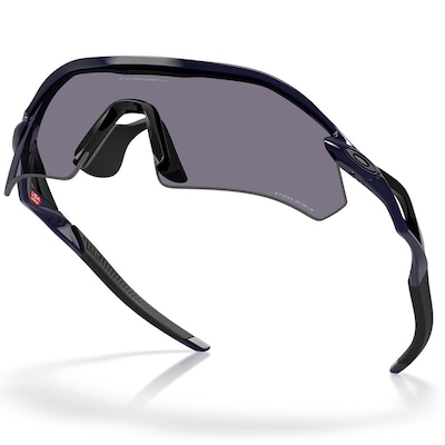 Óculos de Sol Unissex Oakley Radar Plate Polished Navy Prizm - Foto 4