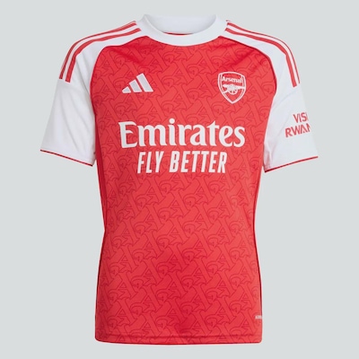Camisa do Arsenal I 25/26 Torcedor adidas Infantil - Foto 1