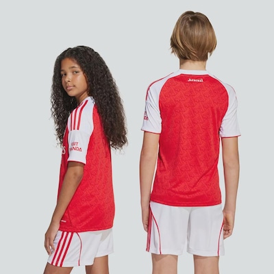 Camisa do Arsenal I 25/26 Torcedor adidas Infantil - Foto 4