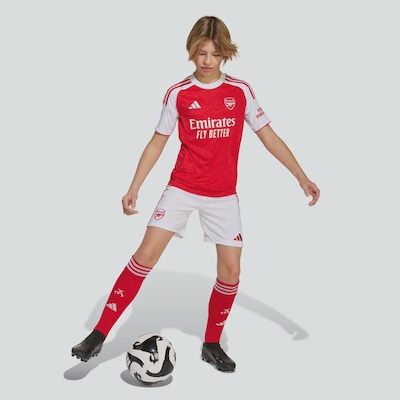 Camisa do Arsenal I 25/26 Torcedor adidas Infantil - Foto 5