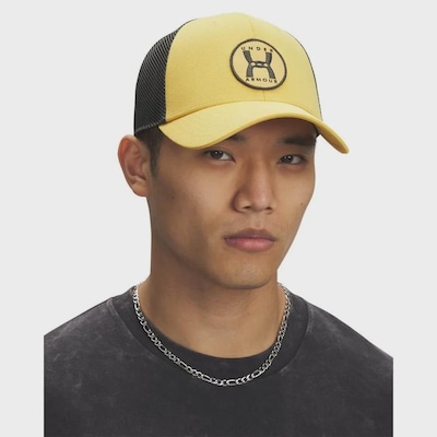 Boné Under Armour Blitzing Trucker Masculino Aba Curva - Foto 3