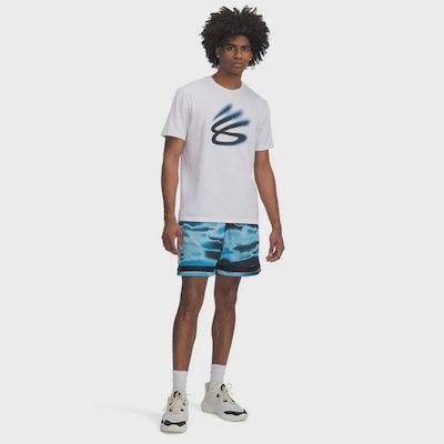 Shorts de Basquete Under Armour Curry Statement II Masculino - Foto 4