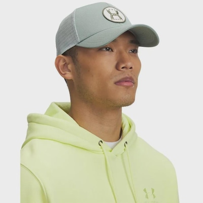 Boné Under Armour Blitzing Trucker Masculino Aba Curva - Foto 3