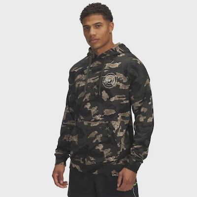 Blusão de Moletom Under Armour Project Rock Terry Masculino - Foto 1