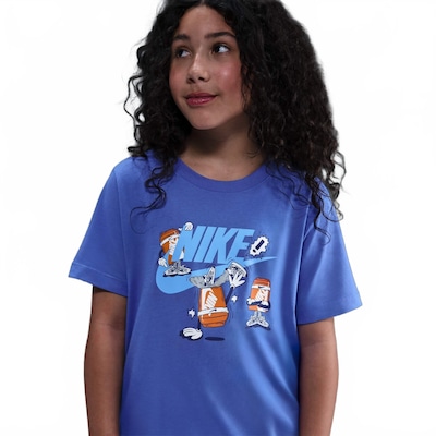 Camiseta Nike Sportswear Boxy Break Dance Infantil - Foto 1