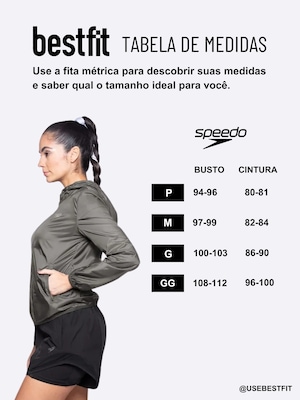 Jaqueta Corta Vento Feminina Speedo Essential - Foto 3