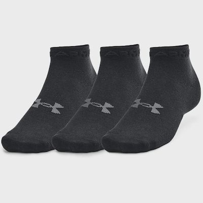 Kit Meia Unissex Under Armour Core Cotton Cano Curto - 3 Pares - Foto 1