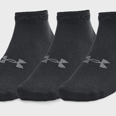 Kit Meia Unissex Under Armour Core Cotton Cano Curto - 3 Pares - Foto 3