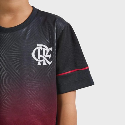 Camisa Infantil Braziline Flamengo Canastra - Foto 3