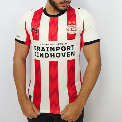 Camisa PSV Eindhoven Puma 25/26 Uniforme 1 Torcedor Masculina - Foto 4