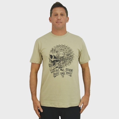 Camiseta Oakley Skull Wreck Humus Masculina - Foto 1