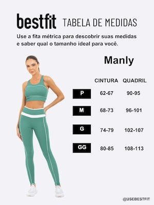 Calça Legging Feminina College Manly Canelada - Foto 2