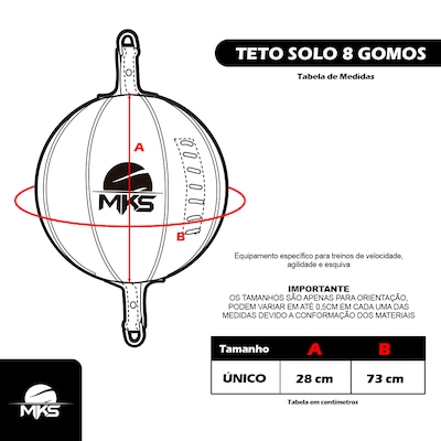 Teto-Solo MKS Combat 8 Gomos - Foto 2
