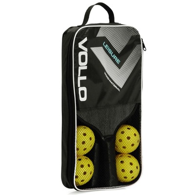 Kit 2 Raquetes e 4 Bolas Pickleball Vollo Lazer - Foto 6