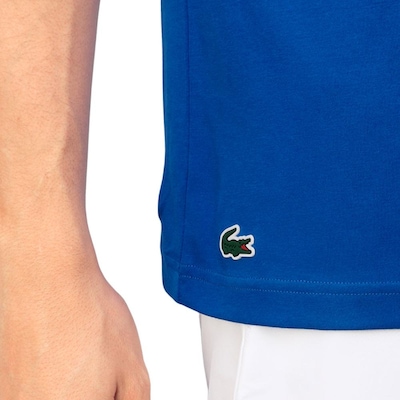 Kit Boné + Camiseta Lacoste Tennis Novak Djokovic Th1044 Masculina - Foto 4