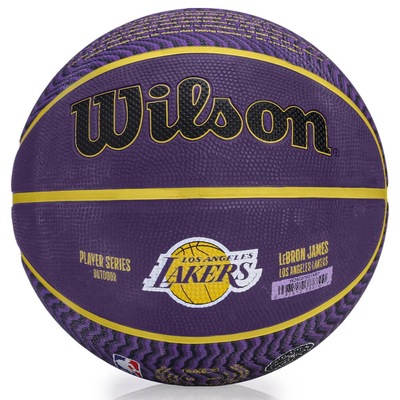 Bola De Basquete Wilson NBA Player Icon Outdoor Lebron James Tam 7 - Foto 3