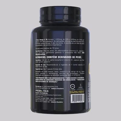 Pure Ômega 3 TG Probiótica com 60 Cápsulas - Foto 2