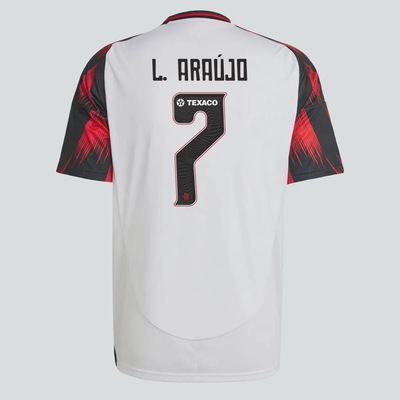 Camisa Flamengo II 25/26 7 L. Araújo adidas Masculina - Foto 1