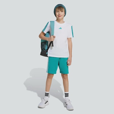 Bermuda adidas 3 Stripes ESS Infantil - Foto 3