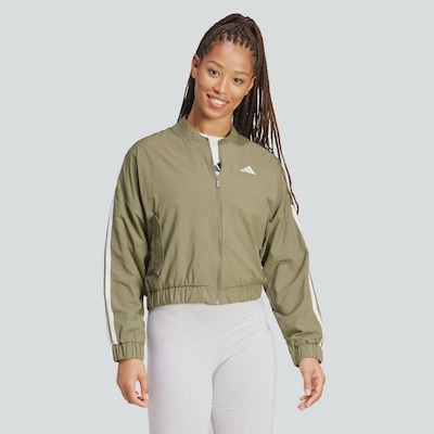 Jaqueta adidas 3S Bomber Essentials Feminina - Foto 2